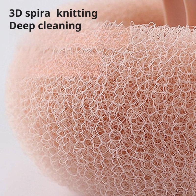 2-in-1 Super Soft Sunflower Bath Ball,2026 New Bath SpongeCleaning Brush with Foam Sponge and Silicone Exfoliating Brush,Body Puffs Shower Loofah Exfoliating Body Scrubber Sponges for Women Men - Image 5